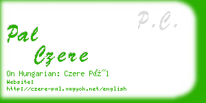 pal czere business card